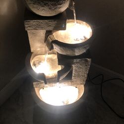 WATER FOUNTAIN With LIGHTS