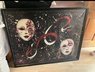 $40, Clown Art on Phelt