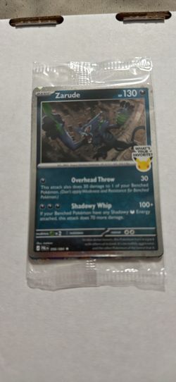 Zarude Pitch Black Promo