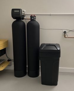 Custom Brand New Dual Tank Water Softener with Reverse Osmosis Alkaline Filter