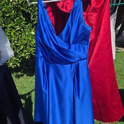 Blue Dress Size 14 David's Bridal 