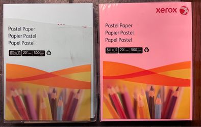 Xerox pastel paper