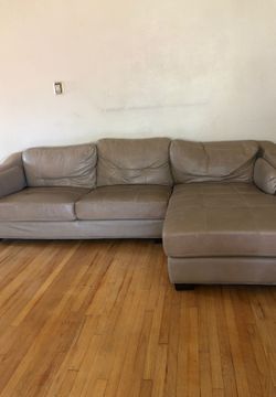 Leather Sofa $95