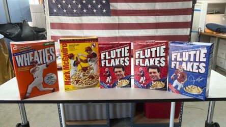 Collectible cereal boxes