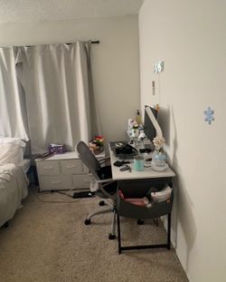 Moving out!! Selling desk + chair