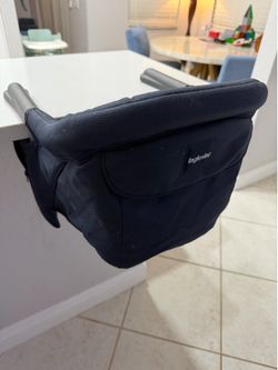 Inglesina Fast Table Chair – Navy Portable Hook-On Baby High Chair (Used)