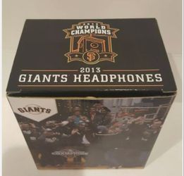 **NEW** 2012 WORLD CHAMPIONS 2013 SAN FRANCISCO GIANTS HEADPHONES