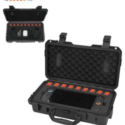 Diocall Switch 2 Hard Case, Waterproof Carrying Case for Nintendo Switch 2 Console,24 Game Cards, Power Adapter, Cable and Accessories