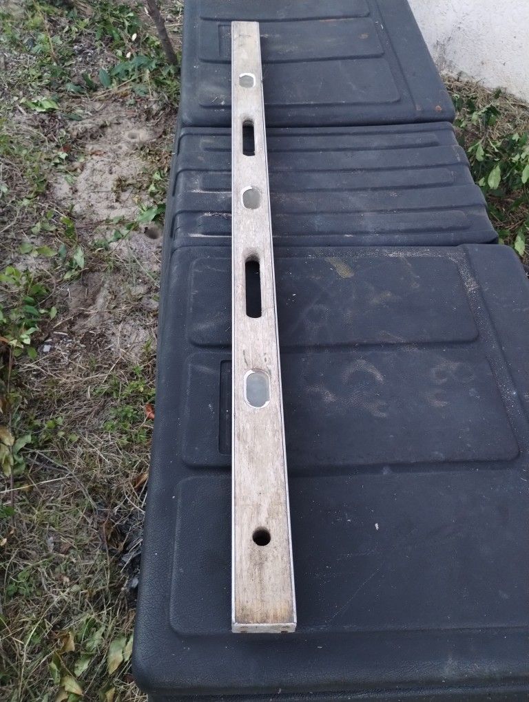 48" Wood & Brass Level True Measure