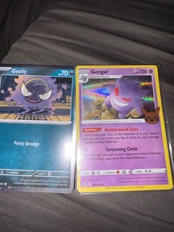 Gengar and Gastly Bundle (Authentic Pokemon Cards)