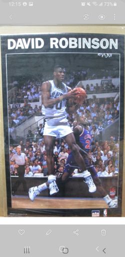 Vintage 1990 NBA  San Antonio Spurs DAVID ROBINSON  Poster Starline