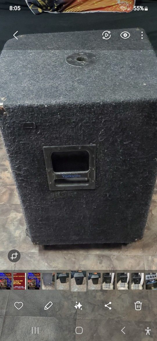 Yorkville passive 18-inch subwoofer $75.00