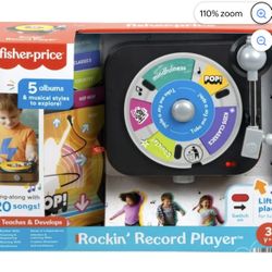 Fisher Price Rockin  Record Musical Toy