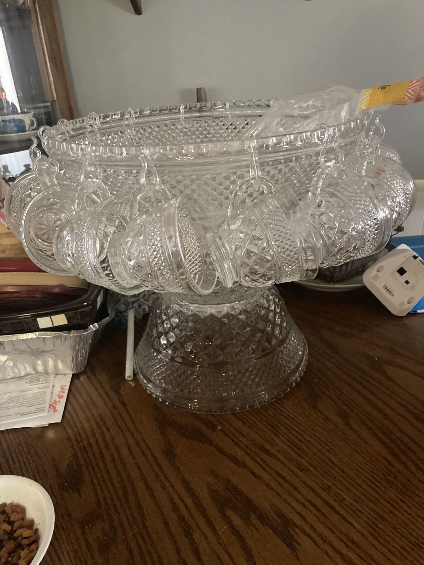 Wexford glass punch bowl
