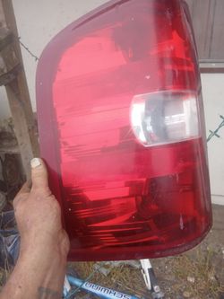 2013 Silverado 2500 driver side tail light assembly