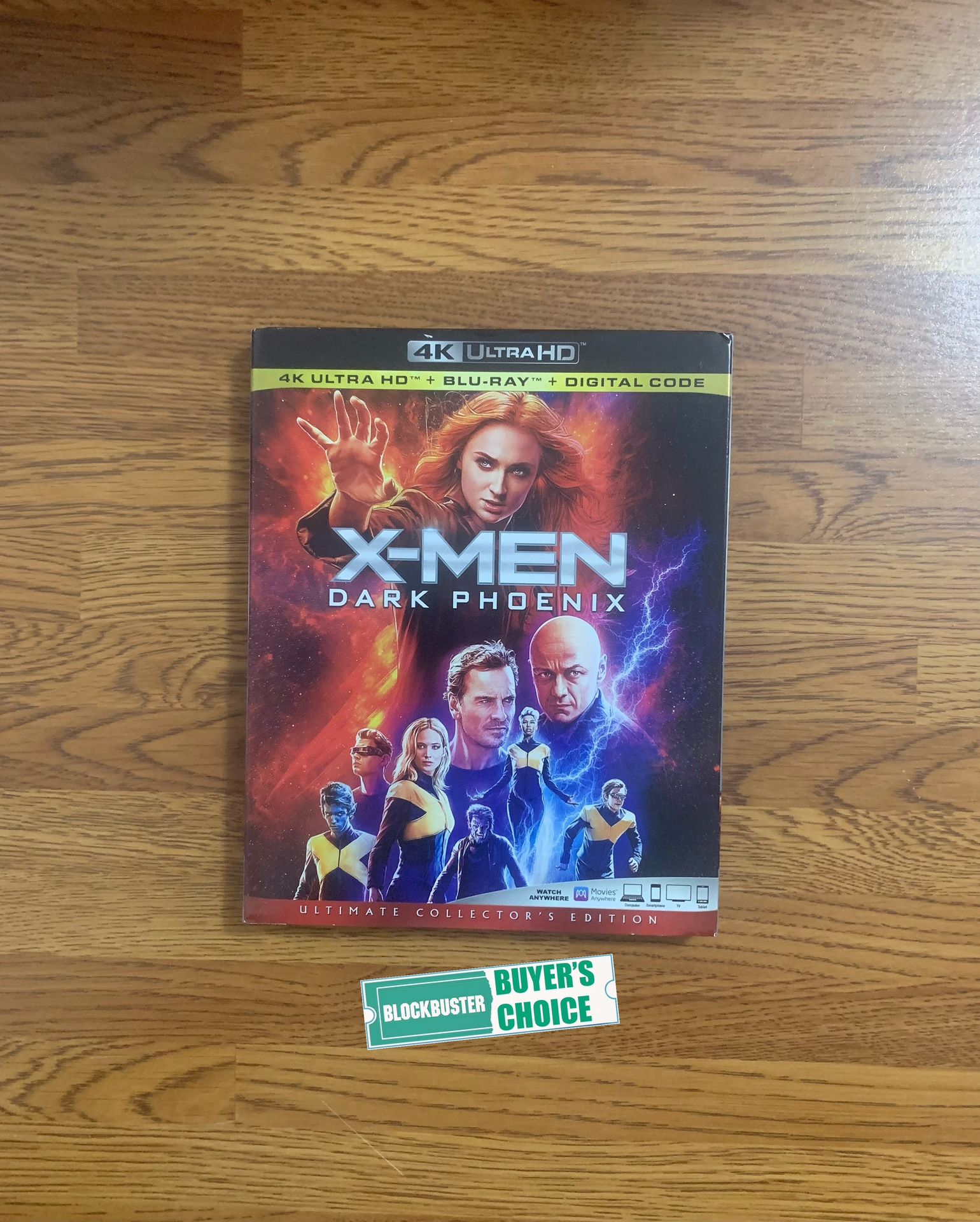 X-Men: Dark Phoenix (Ultimate Collector’s Edition) 4K UHD Blu-ray Combo Pack [4K UHD Blu-ray + Blu-ray]