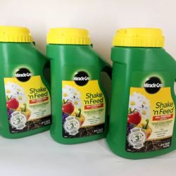 NEW SEALED Miracle Gro Shake N Feed All Purpose Plant Food Fertilizer