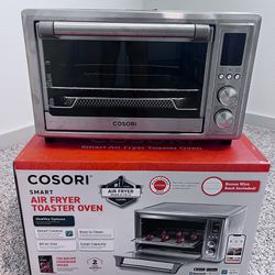 COSORI Smart New Air Fryer Toaster Oven, Large 32-Quart, Stainless Steel, Silver