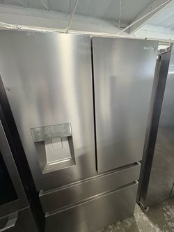 Hisense French Door Refrigerator Stainless Steel