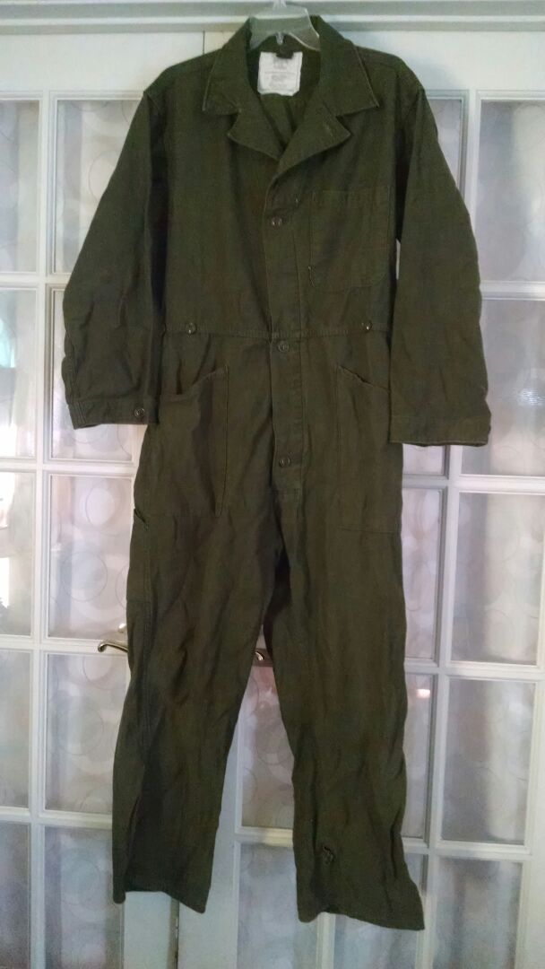 Vintage Military Flyers Coveralls Large