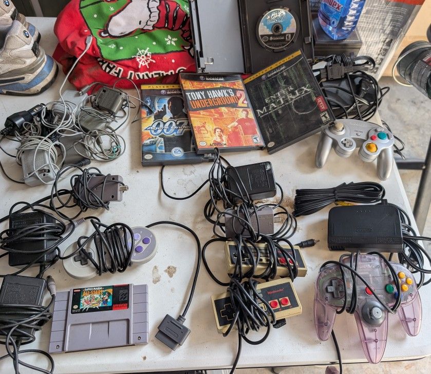 Video games +many Accessories for Nintendo & PlayStation 2, Xbox, Xbox 360 System , PIKACHU GAME BOY SP ((Not Sold Separately)).