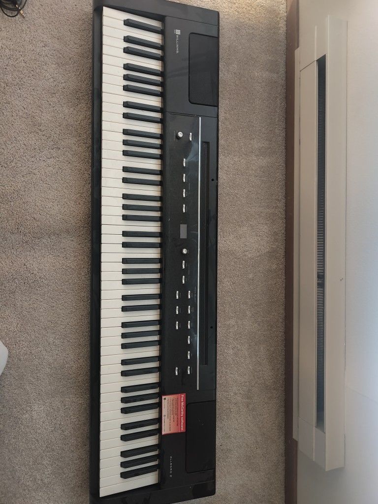 Barely Used Williams Piano Full Size Allegro 2