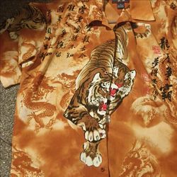 Eye of the tiger dress shirt