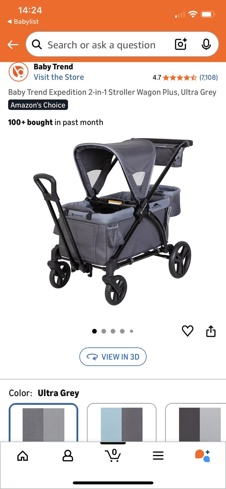 Baby Trend Expedition Stroller Wagon - Brand New