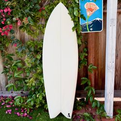 5’5 Lucas Plese Twin Fin Fish Surfboard Surf Board (not Channel Islands Feb’s Fish Album Ryan Burch Lovelace Tyler Warren Bing Lost Rnf 96 Retro Keel