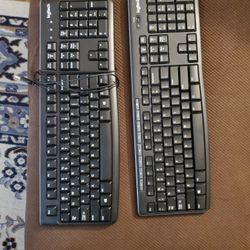 Logitech Wireless And USB Keyboard 