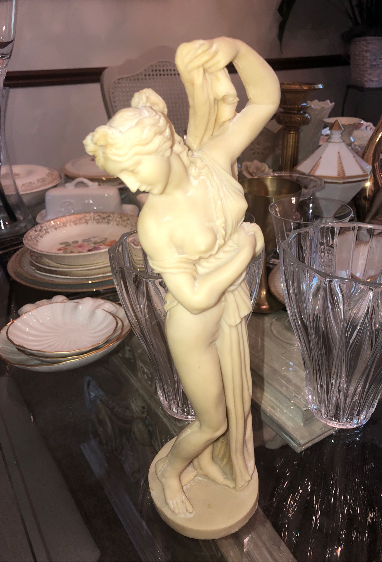 L.T.P.A.T. Feels Porcelain Sculpture of Aphrodite, engraved A. Rodin, Olympian, Greek, Roman, Gods, Turkish