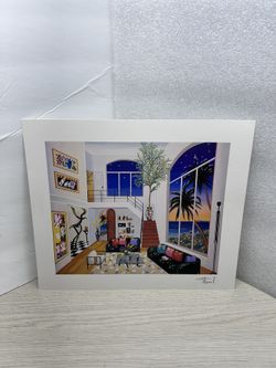 Fanch Interior With Three Matisse 1999 Signed Plate Seriolithograph with COA