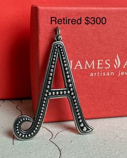 James Avery jumbo alphabet letter A