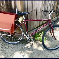 Mountain Bike With Fishing Rack 