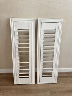 Wooden shutters 
