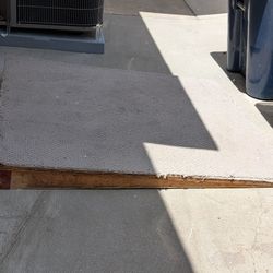 Wooden Ramp with
Carpet