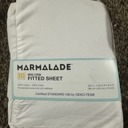 MINI CRIB FITTED SHEET