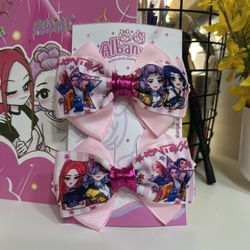 K Pop Demon Hunters Bows Pair / Par De Moños