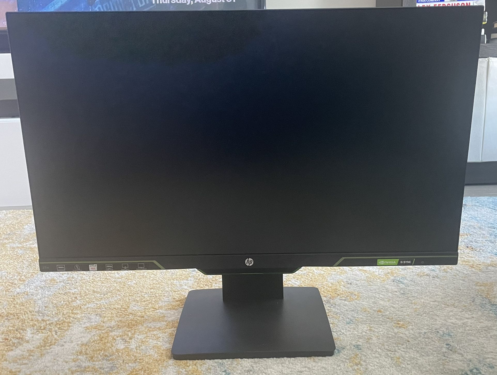 HP 25x Gaming Monitor 24.5" LED FHD 144hz, 1ms, FreeSync, G-Sync