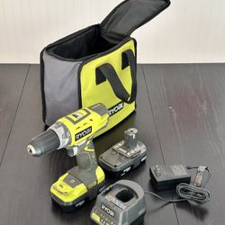Ryobi Drill And Batteries
