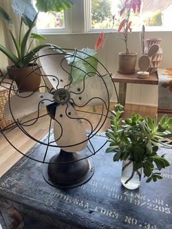 Antique 1930s Robbins & Meyers Shop Fan