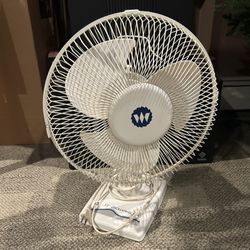 12" Oscillating Desk Fan Woolworth