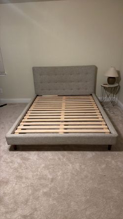 Article Queen Sized upholstered Bed