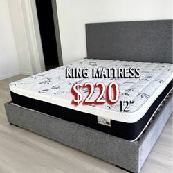 New King Mattress Only $220