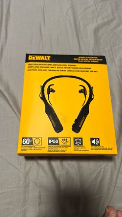 Dewalt Jobsite pro max neckband earphones w speakers 🔊
