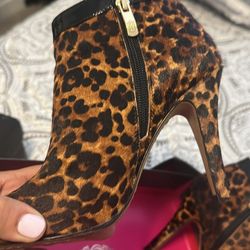 Leopard Booties