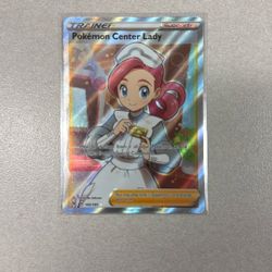 Pokemon, Pokemon Center Lady (Full Art) - SWSH04: Vivid Voltage