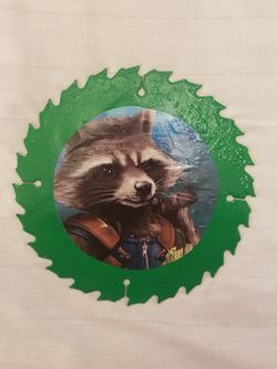 Rocket Raccoon Guardians of the Galaxy Decorative Saw Blade
