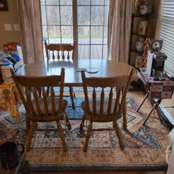 Dinning Table With 6 Chairs 