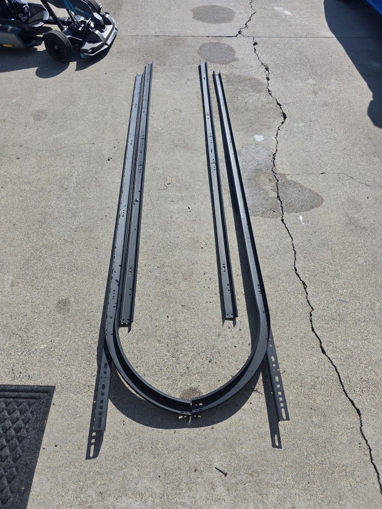 Brand New Garage Door Tracks Cerakoted Armor Black